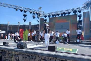 Carrera de Tacones del Carnaval de Telde 2023/TA e Ildefonso Rodríguez.